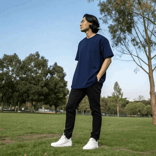 Midnight Blue Oversized Tshirt
