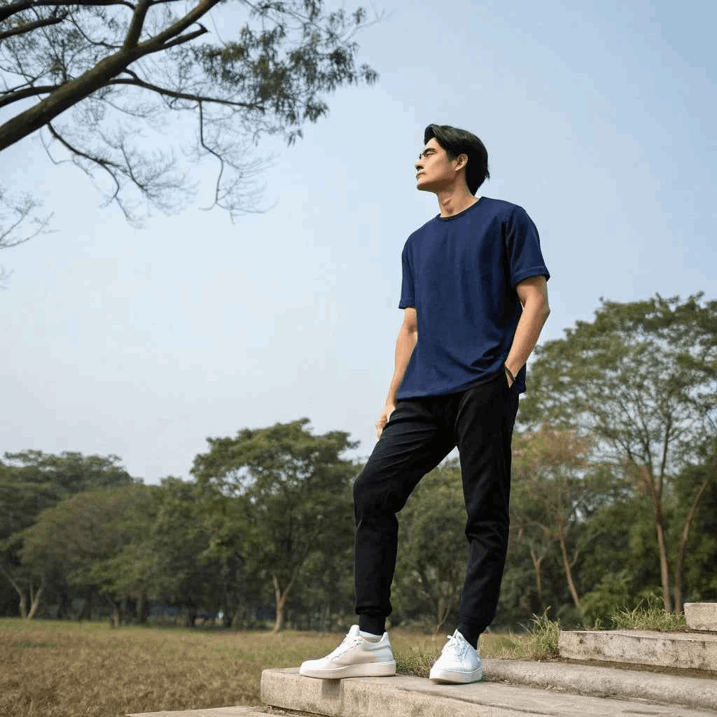 Midnight Blue Oversized Tshirt