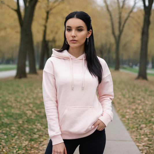 Blush Pink Oversized Hoodie