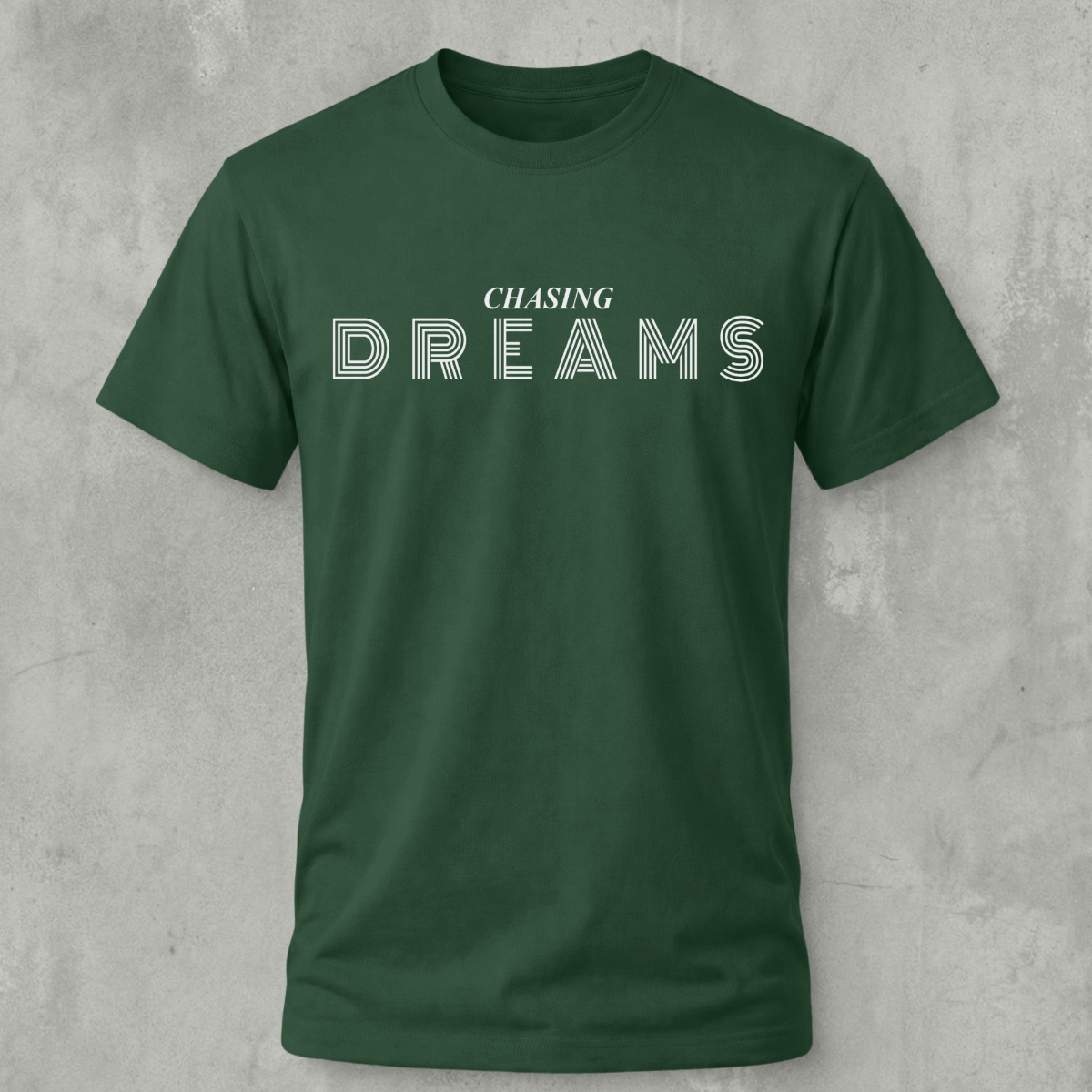 Seassons Green t-shirt 'CHASING DREAMS'