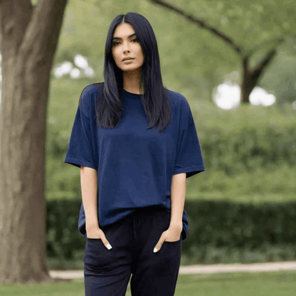 Midnight Blue Oversized Tshirt