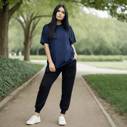 Midnight Blue Oversized Tshirt