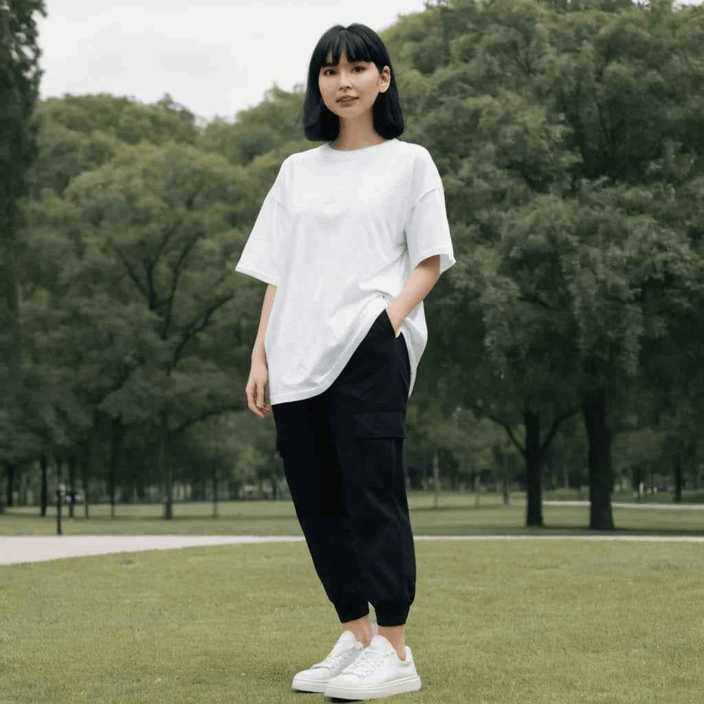 Albino White Oversized Tshirt