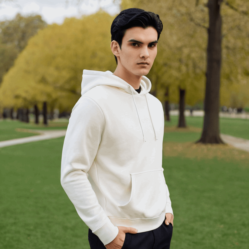 Albino White Hoodie