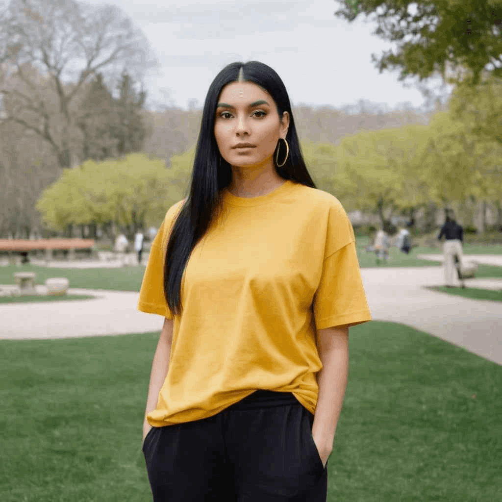 Mustard Yellow Oversized Tshirt