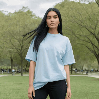 Frost Blue Oversized Tshirt