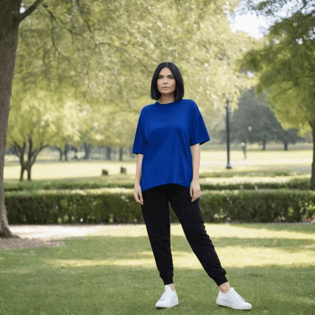 Royal Blue Oversized Tshirt