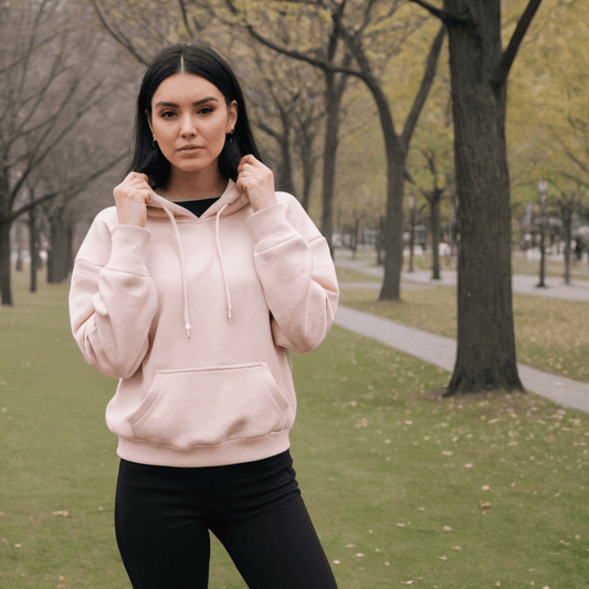 Basic Baby Pink Hoodie - Seassons