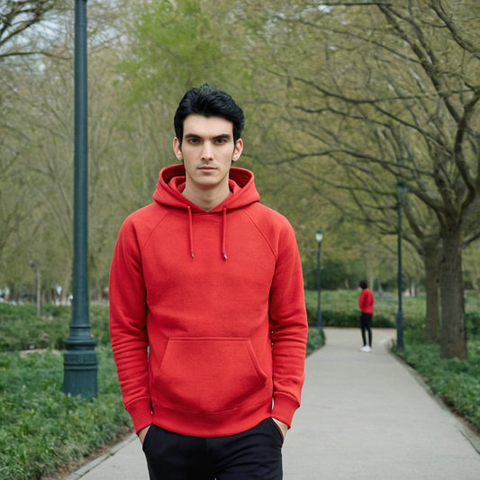 Basic Red Hoodie - Seassons