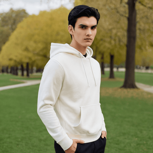 Basic White Hoodie - Seassons