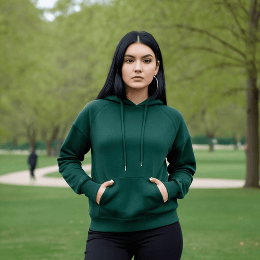 Basic Green Hoodie - Seassons