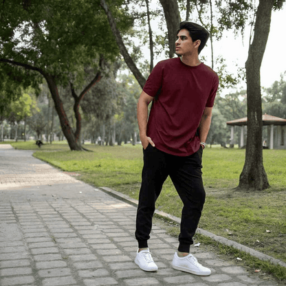 Maroon Oversized Tshirt