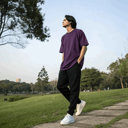 Deep Violet Oversized Tshirt