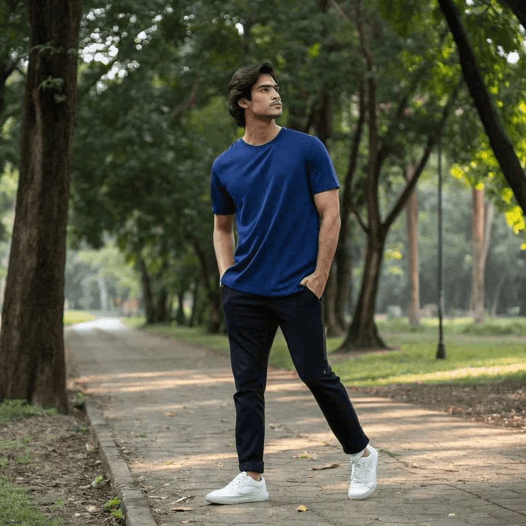 Royal Blue Oversized Tshirt